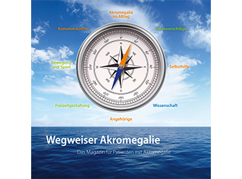 Deckblatt des Magazins Wegweiser Akromegalie
