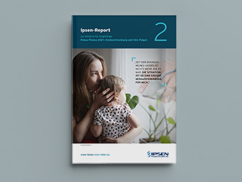 Deckblatt des Ipsen-Reports Krebserkrankungen und ihre Folgen