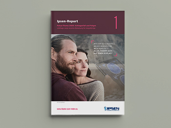 Deckblatt des Ipsen-Reports Schlaganfall und seine Folgen