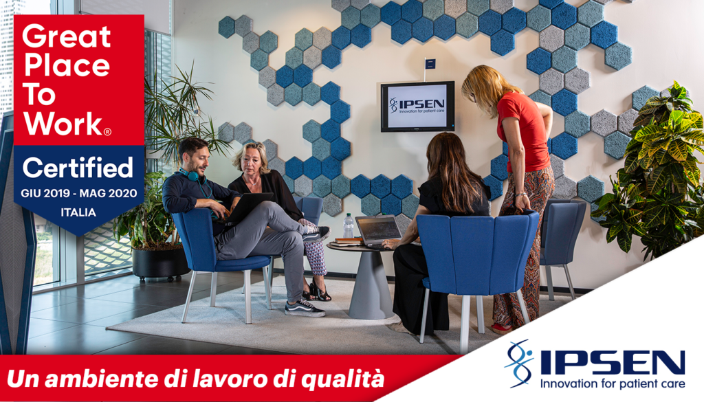 Ipsen S.p.A. riceve la certificazione Great Place to Work®
