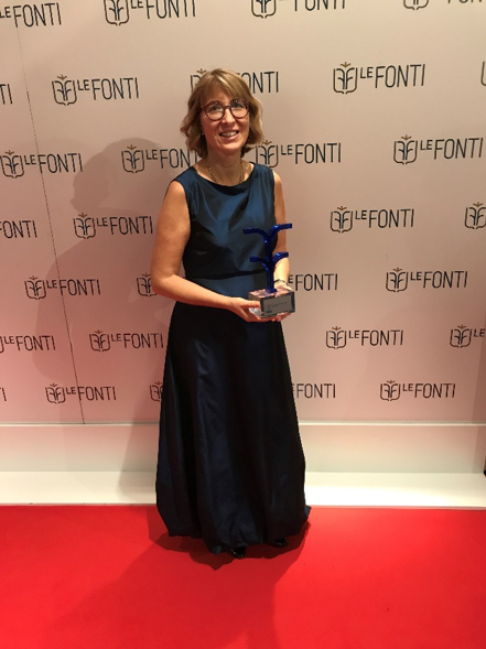 Alessandra Benevolo, HR & Country Services Director di Ipsen S.p.A., premiata Direttore HR dell’Anno Pharma da Le Fonti Awards®