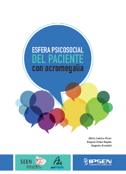 Esfera psicosocial del paciente con acromegalia