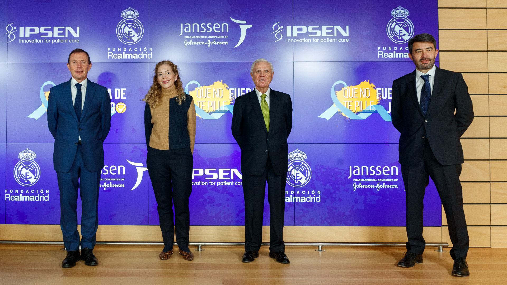 La Fundación Real Madrid, Ipsen y Janssen renuevan su colaboración con